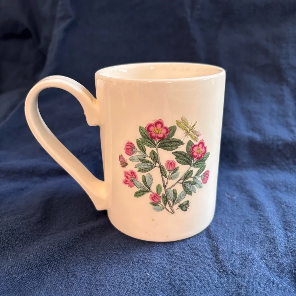 Portmeirion Botanic Garden Rhododendron Mug Cup England - Picture 4 of 6